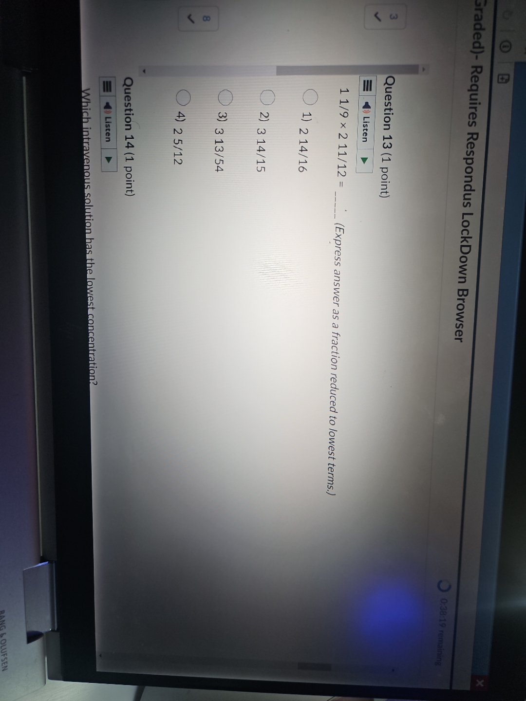 X Graded)- Requires Respondus LockDown Browser
