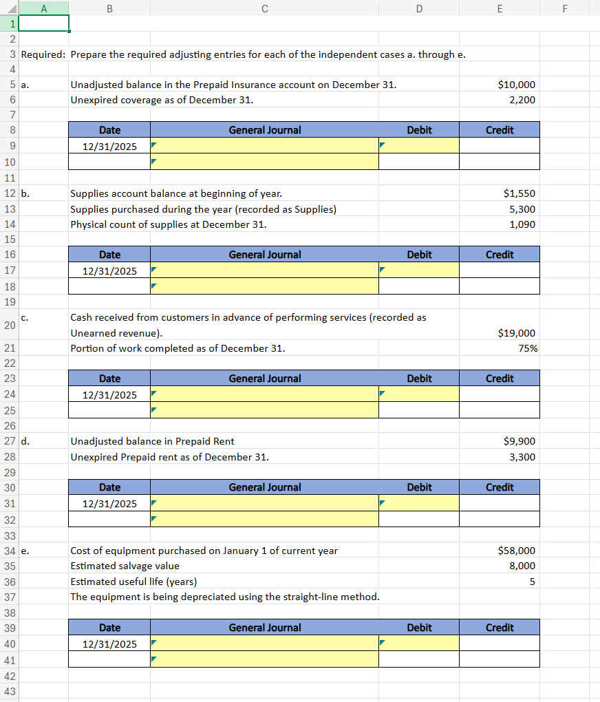 solve the problems in the image B C D E F IN