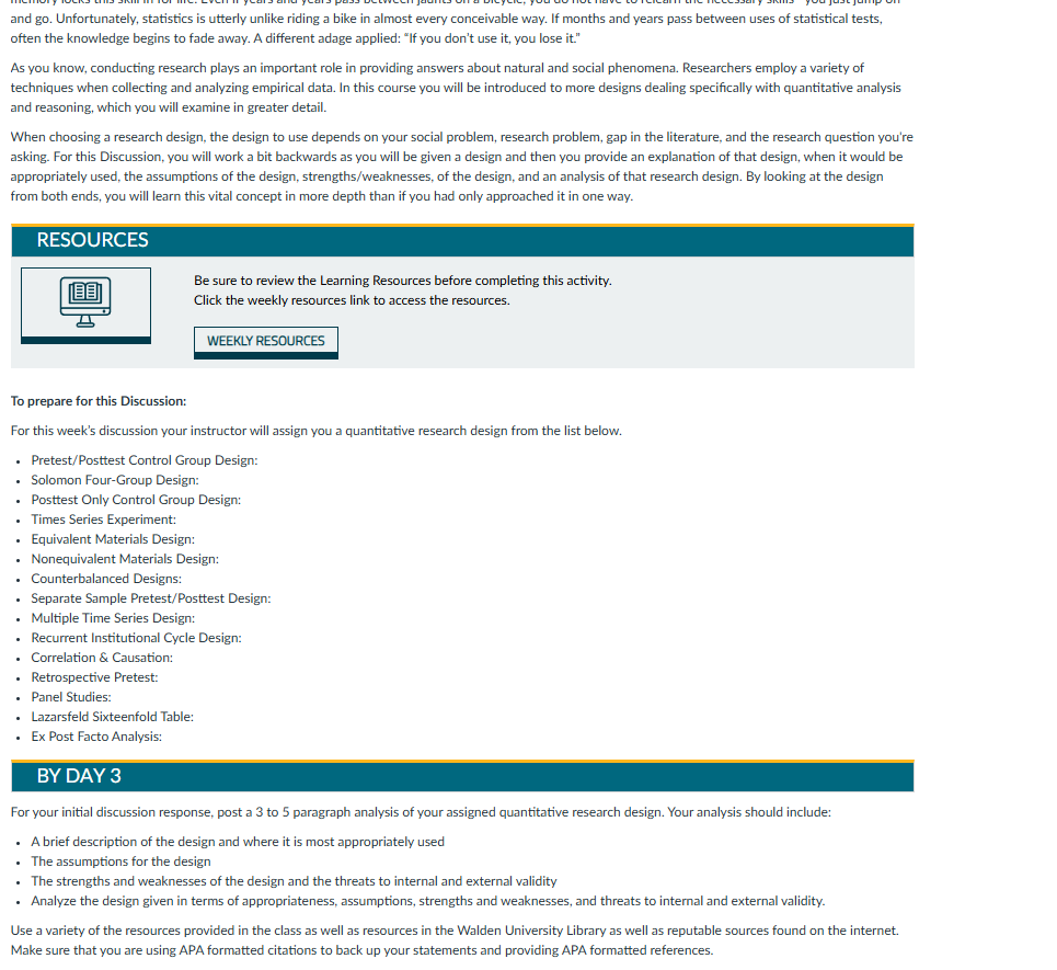 write this discussion post for time series