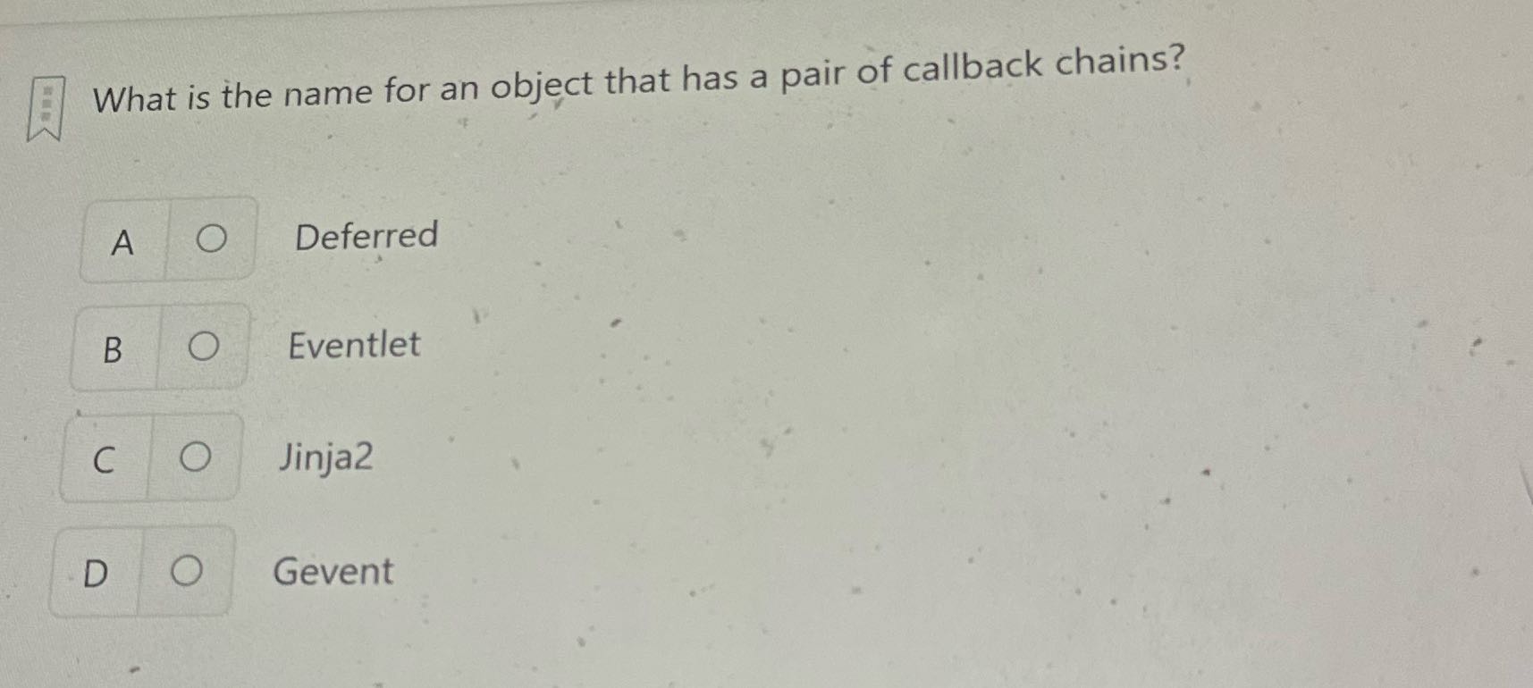 What is the name for an object that has a pair of