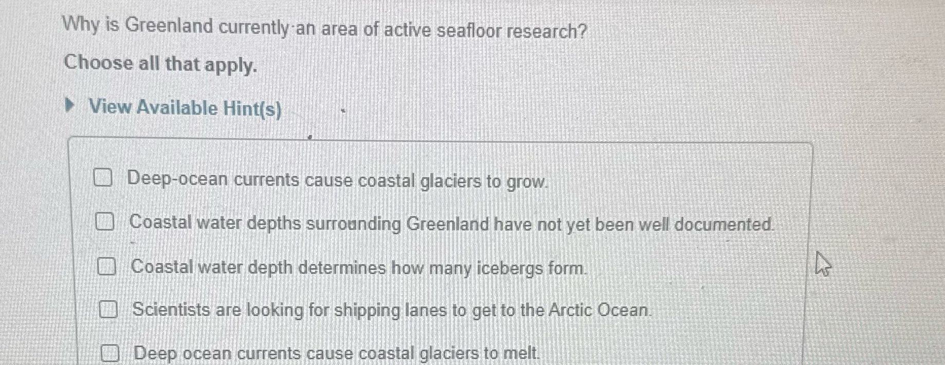 ? Why is Greenland currently an area of active
