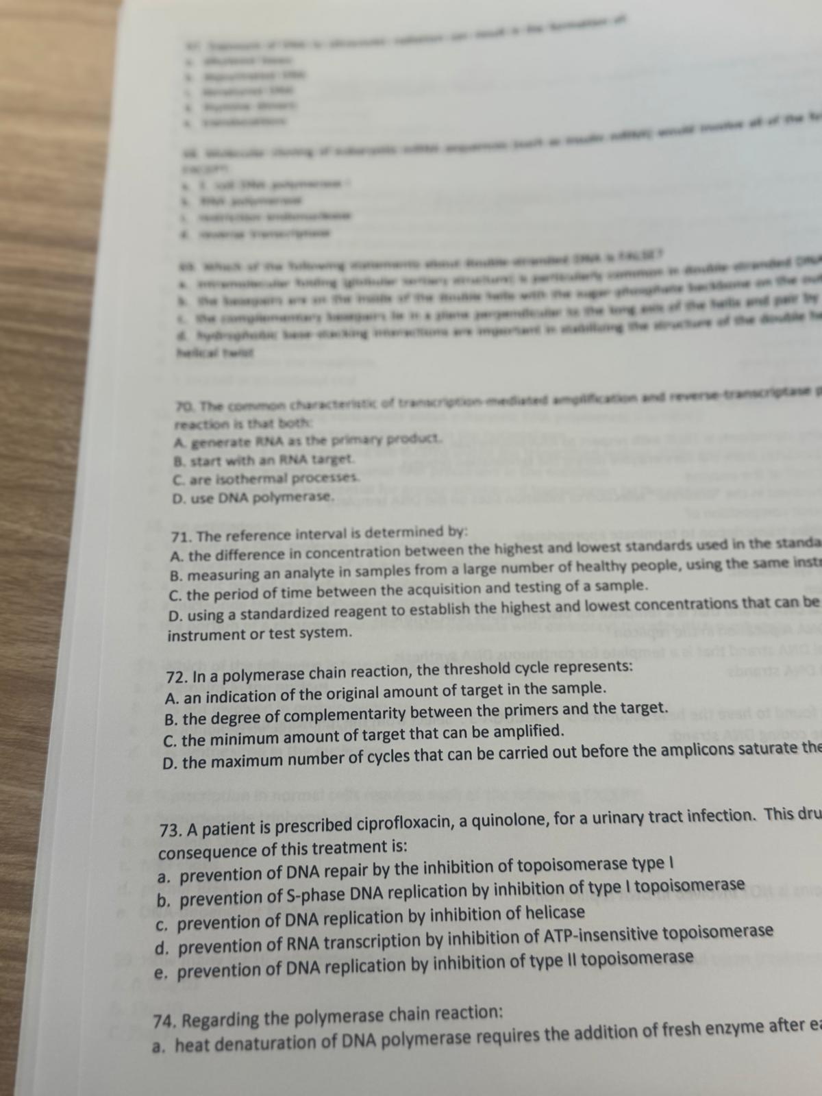 choose the best option as answer 70. The common