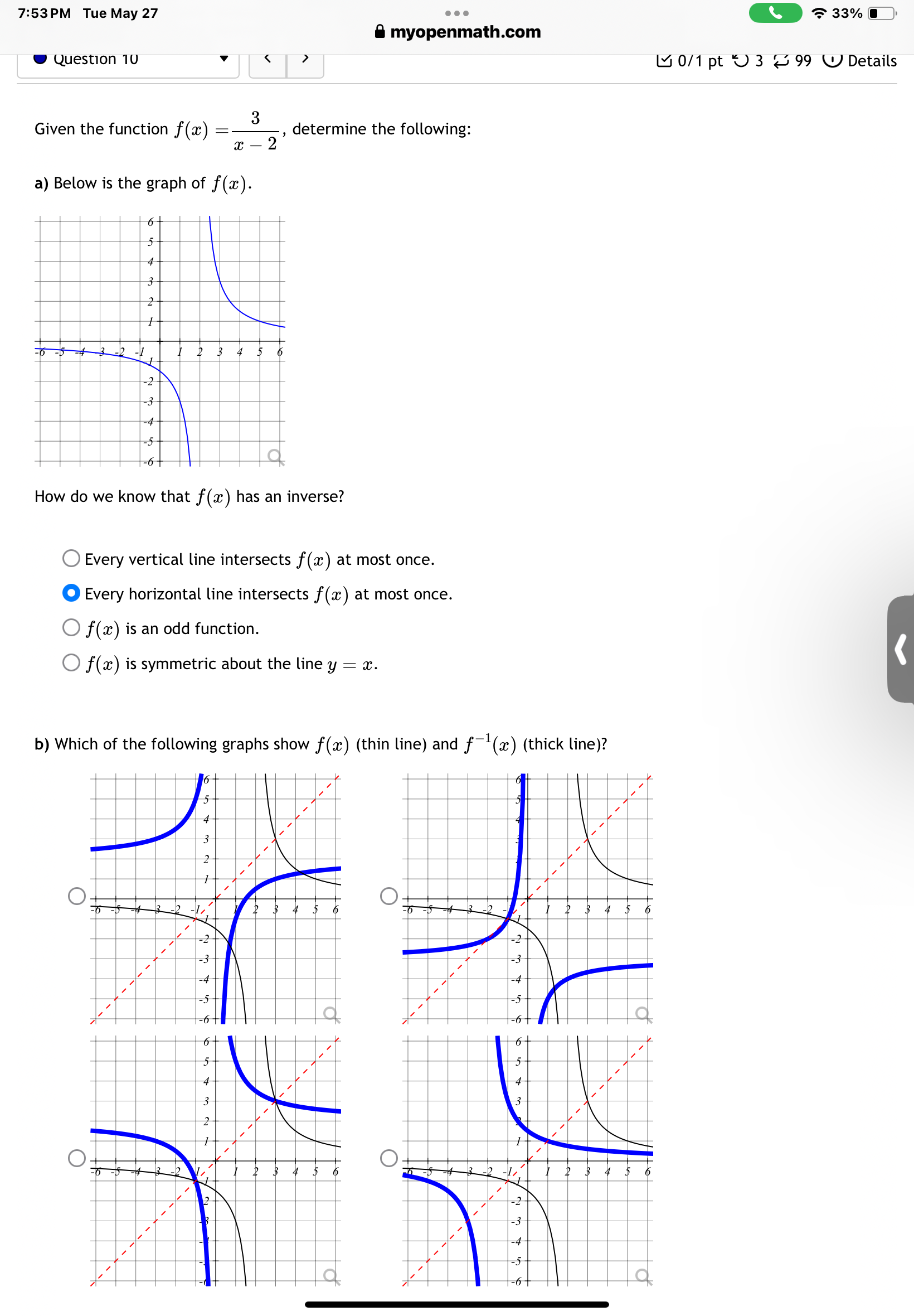 Please answer 7:53 PM Tue May 27 . . . 33% "
