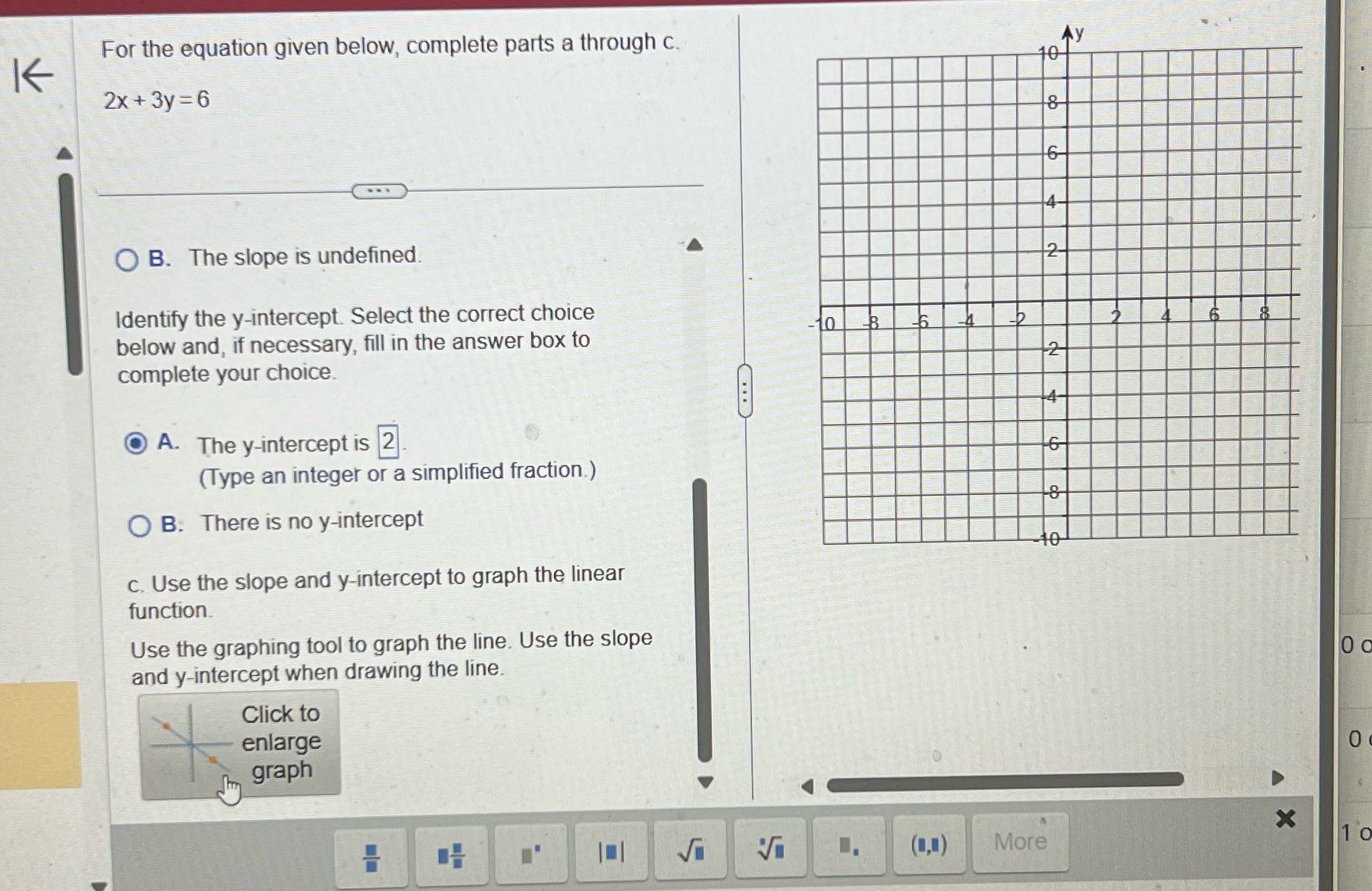 K For the equation given below, complete parts a