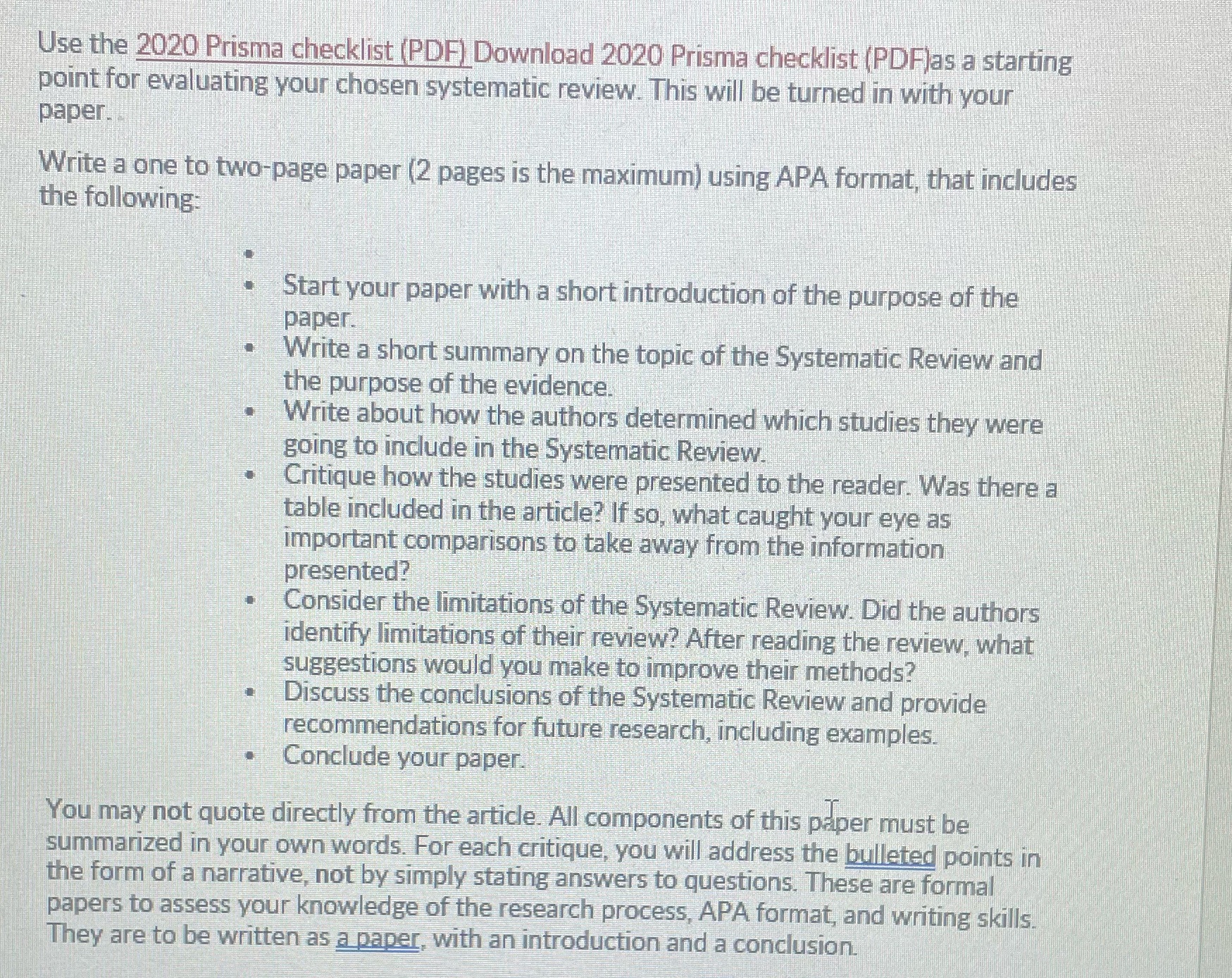 Topic: Physical activity programs for balance and