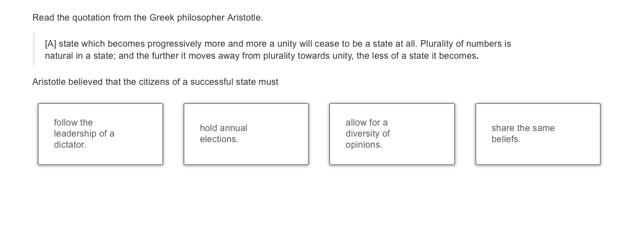 answer Read the quotation from the Greek