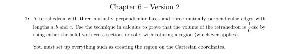 Please solve this using only techniques from