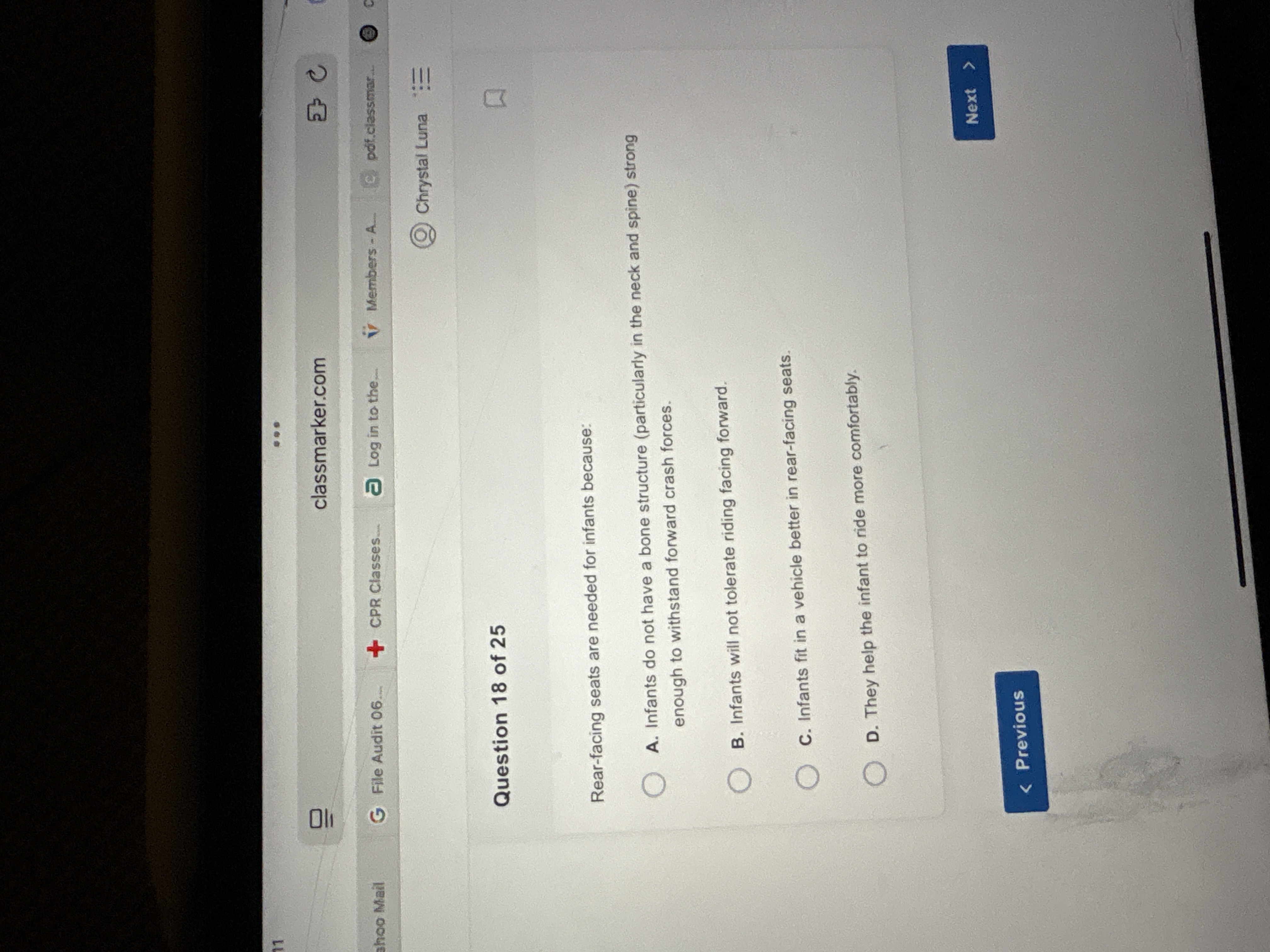 Answer classmarker.com shoo Mail G File Audit