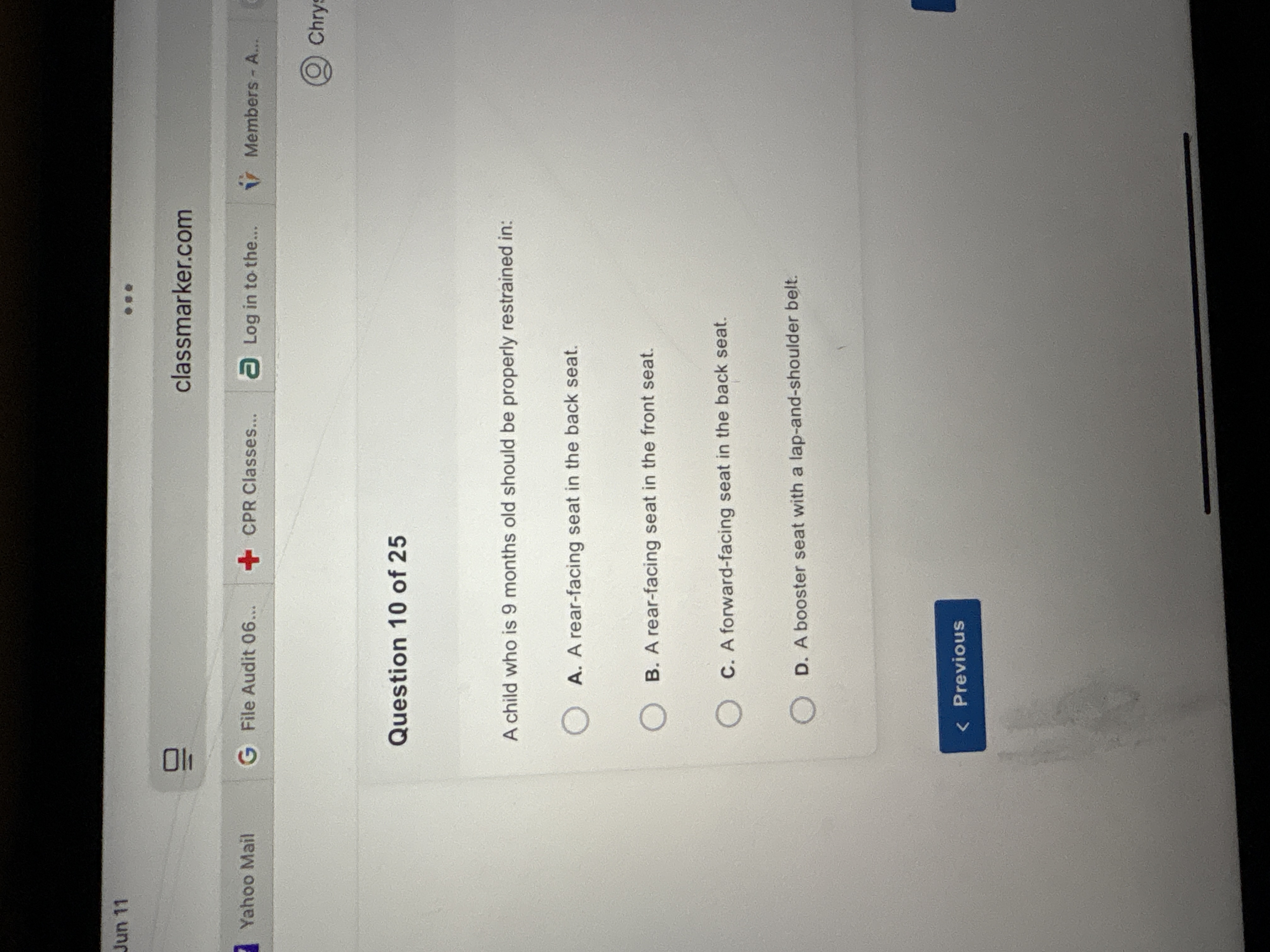 Answer Jun 11 classmarker.com Yahoo Mail G File