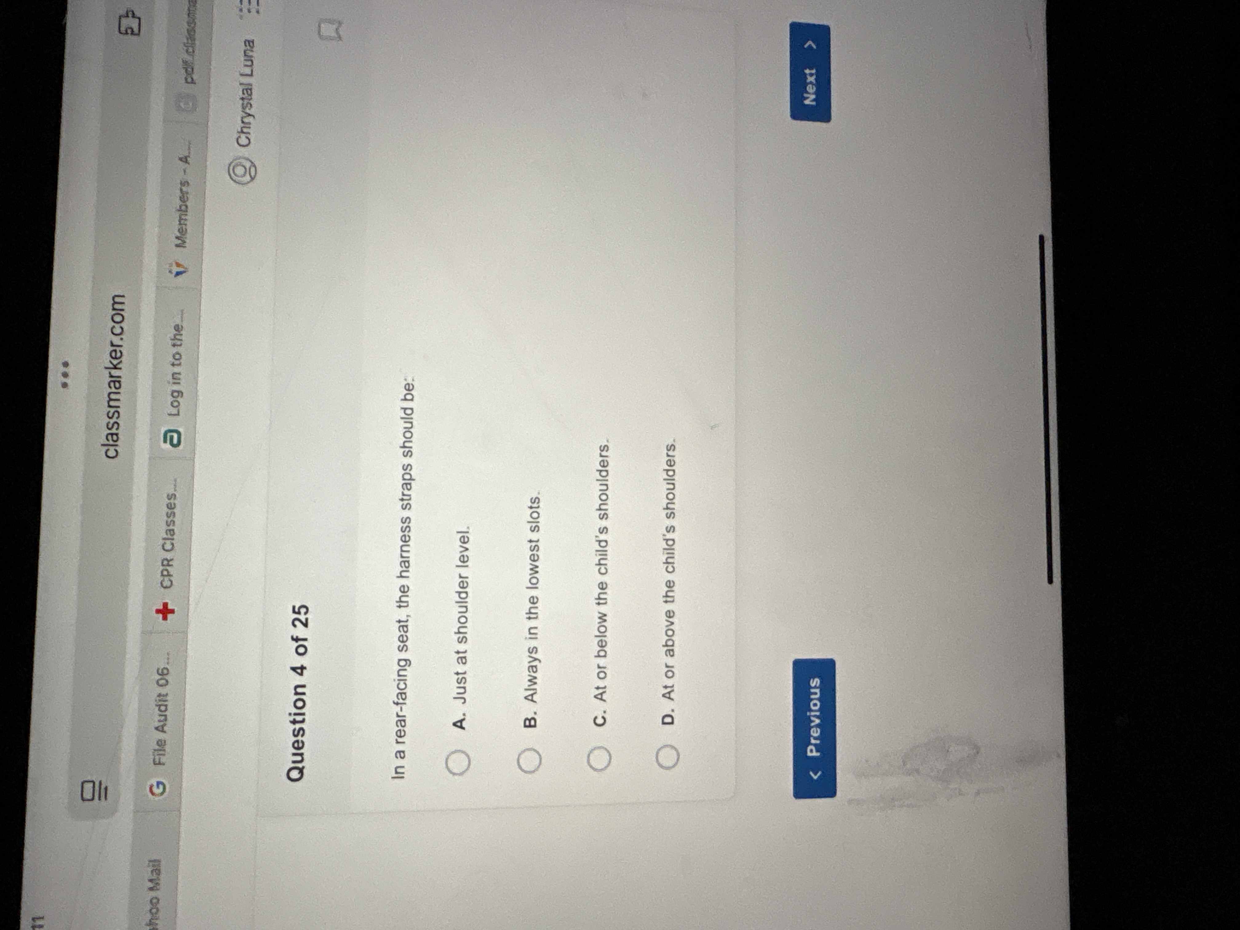 Answer classmarker.com hoo Mail G File Audit 06..