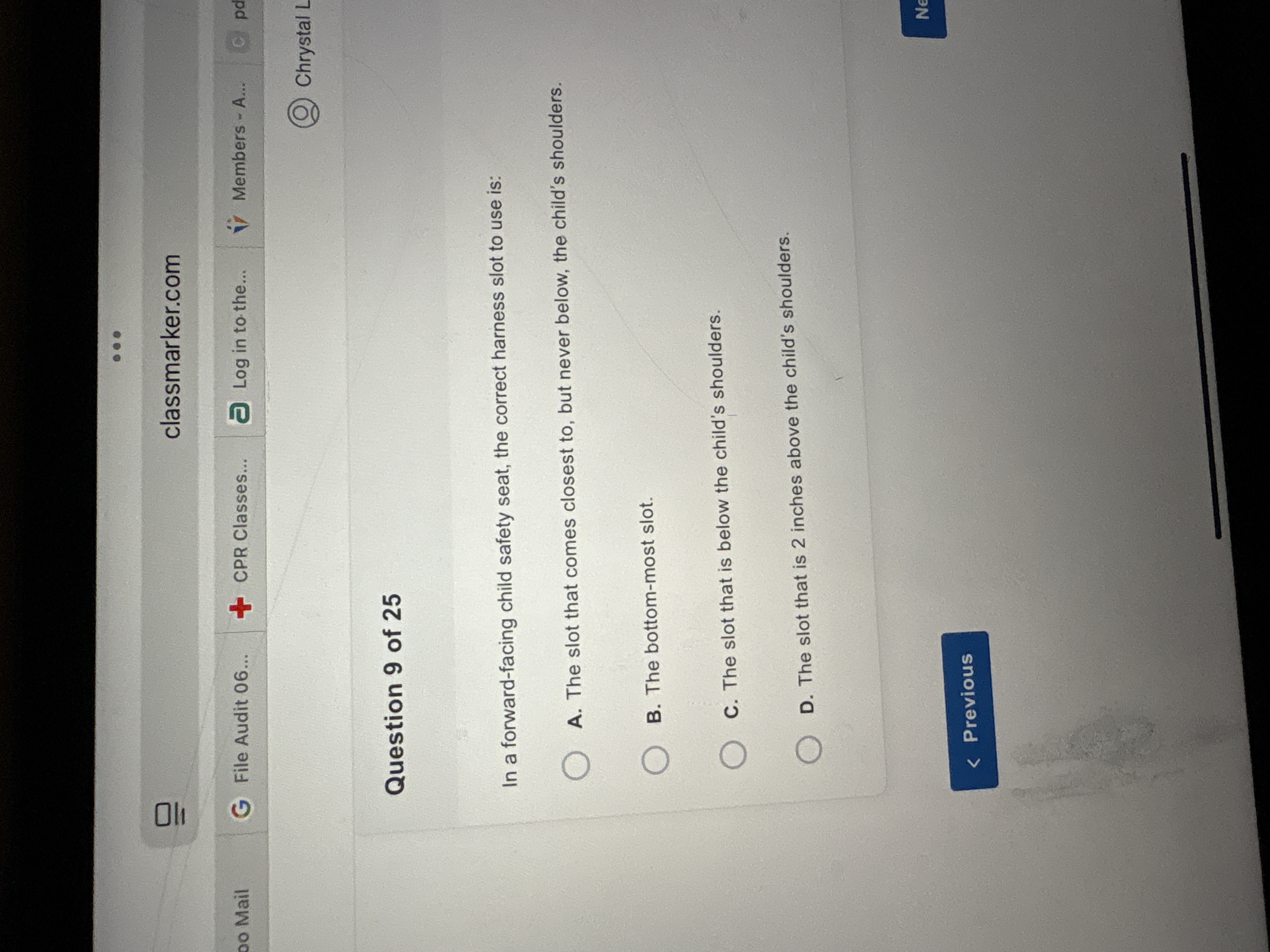 Answer classmarker.com Do Mail G File Audit 06...