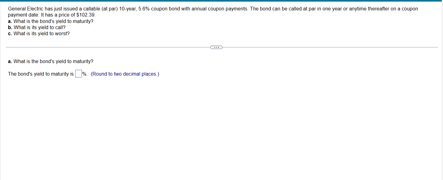 5.34 is wrong General Electric has just issued a
