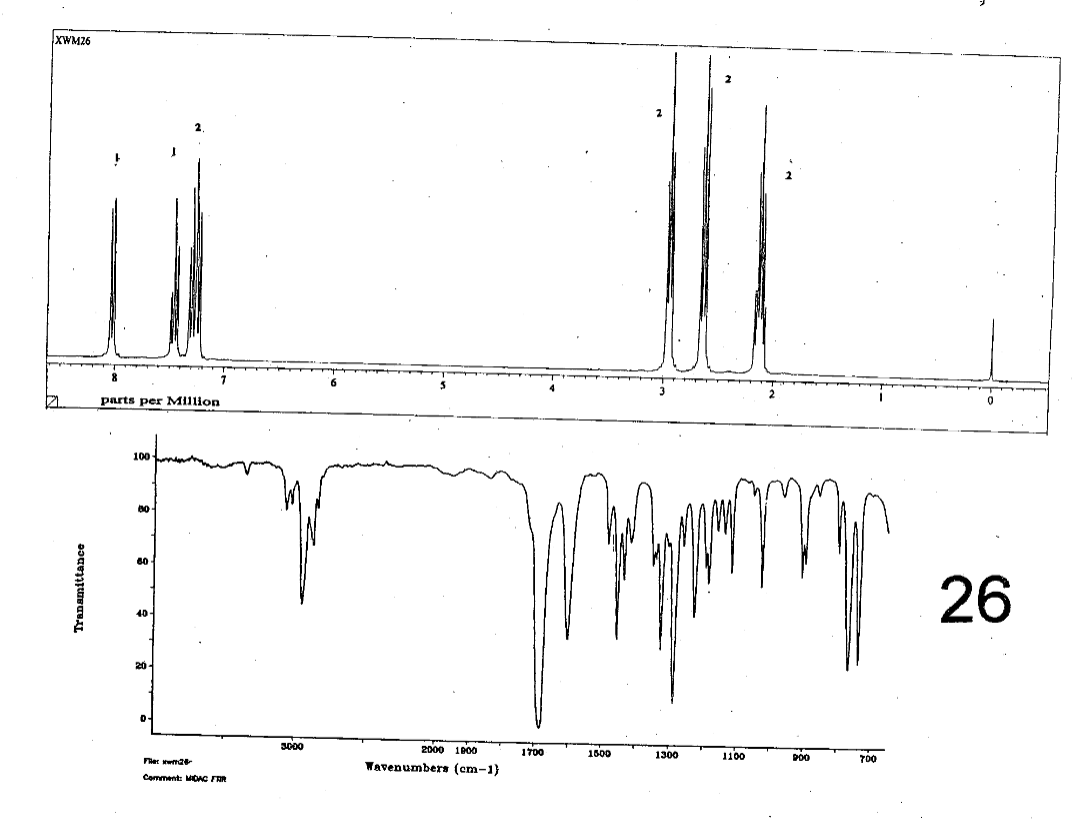 Match which molecule goes with these spectrum.