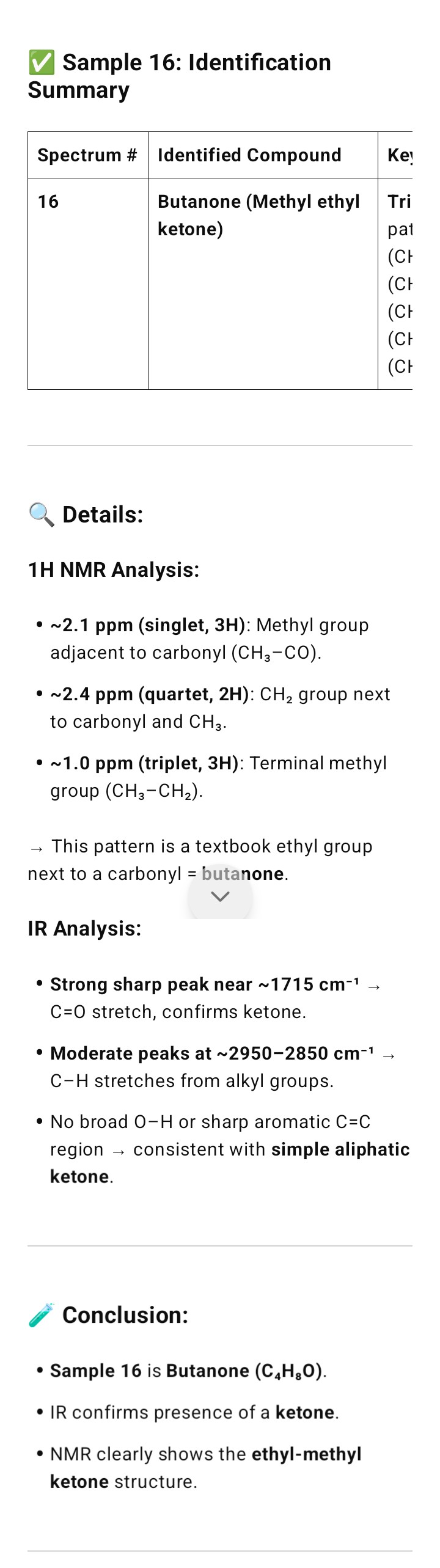 Match which molecule goes with these spectrum.