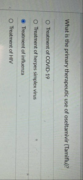 What is the primary therapeutic use of