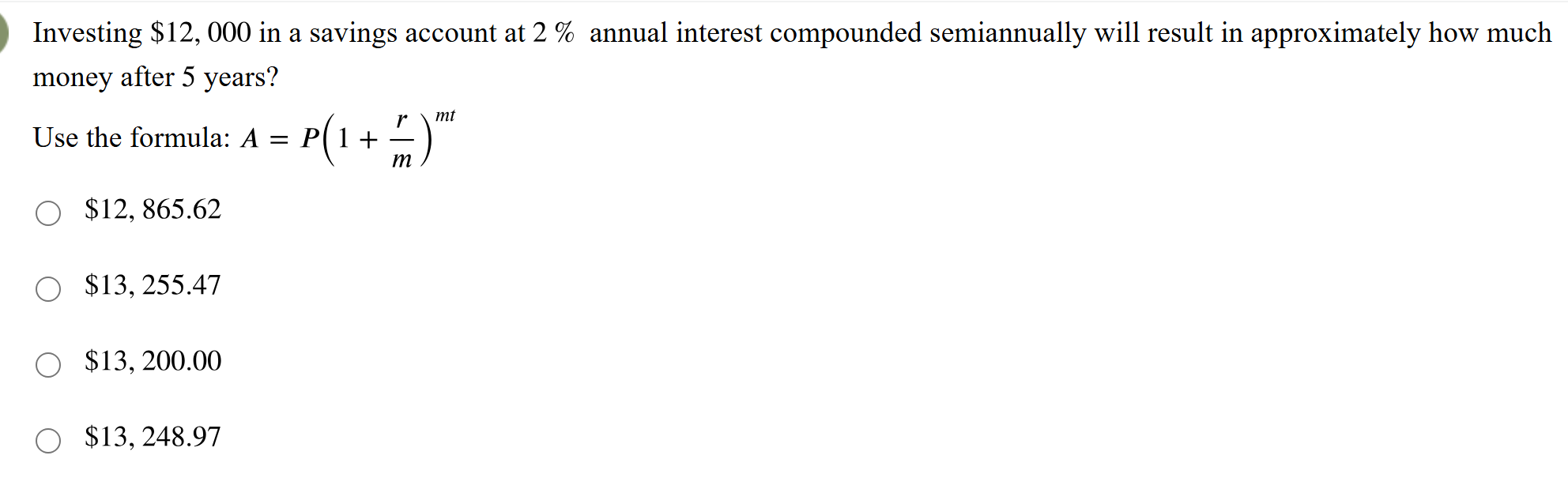 Introduction to Exponential Functions Investing