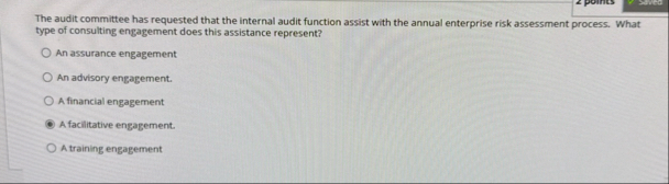 The audit committee has requested that the