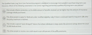 The Qualfed State Long Term Care Partnership