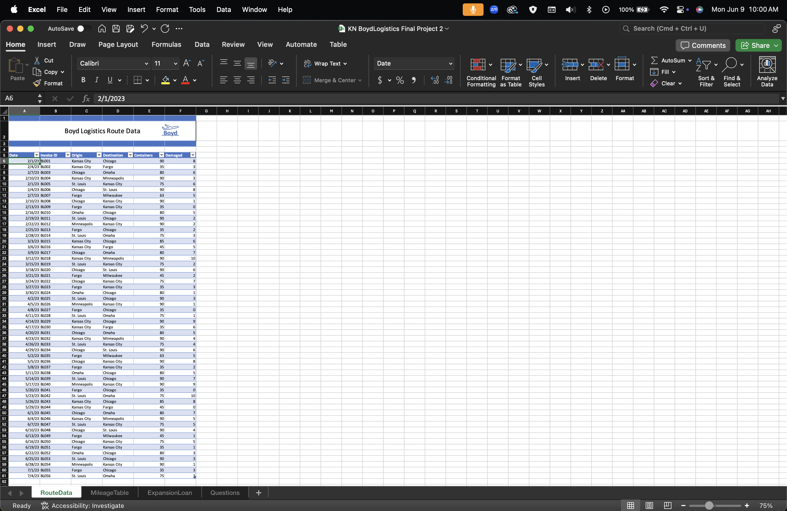 Excel File Edit Insert F Format Tools Data Window