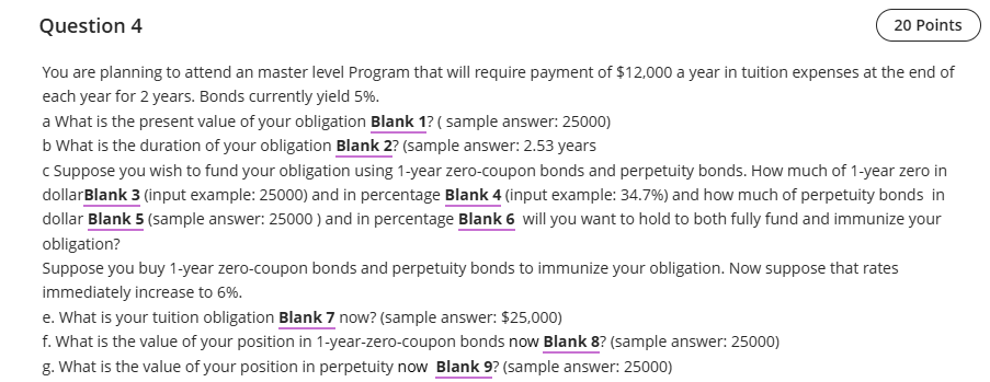 Question 4 You are planning to attend an master