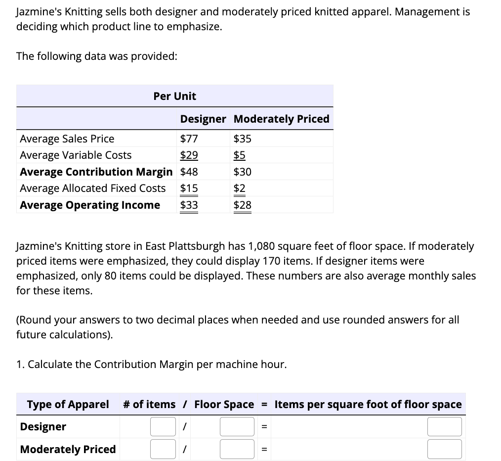 help Jazmine's Knitting sells both designer