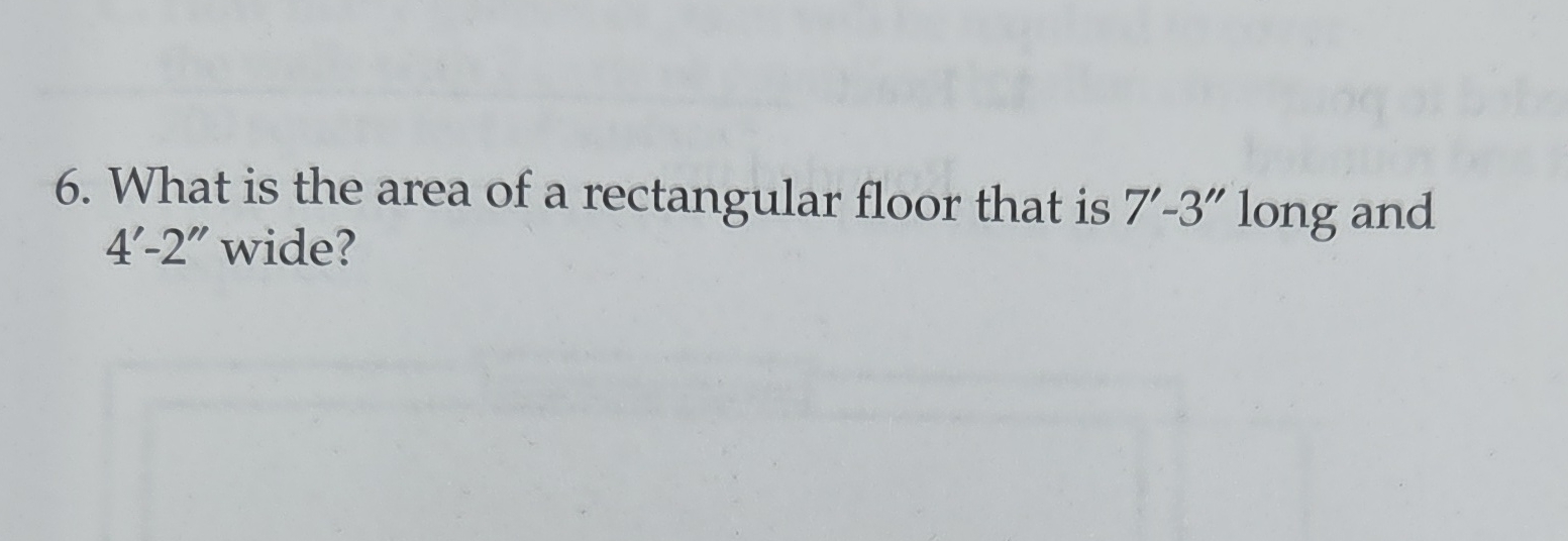 Slove this problem 6. What is the area of a
