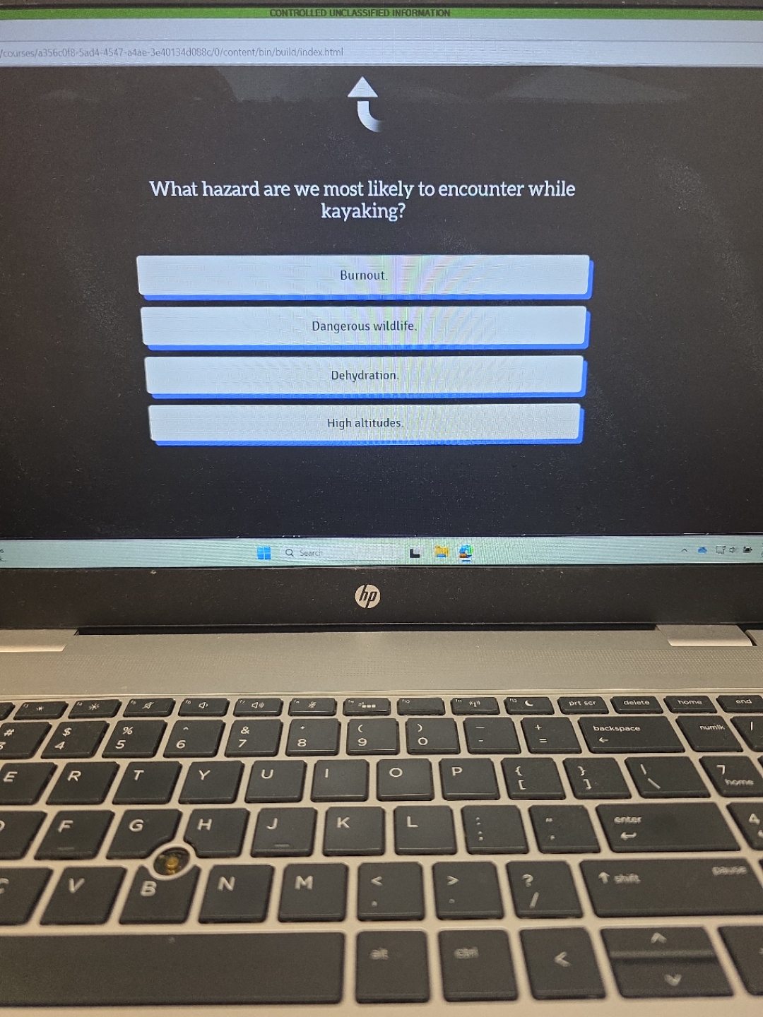 CONTROLLED UNCLASSIFIED INFORMATION