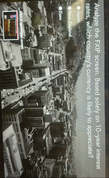 Analyze the FXIP screen. Based solely on 1 0 -