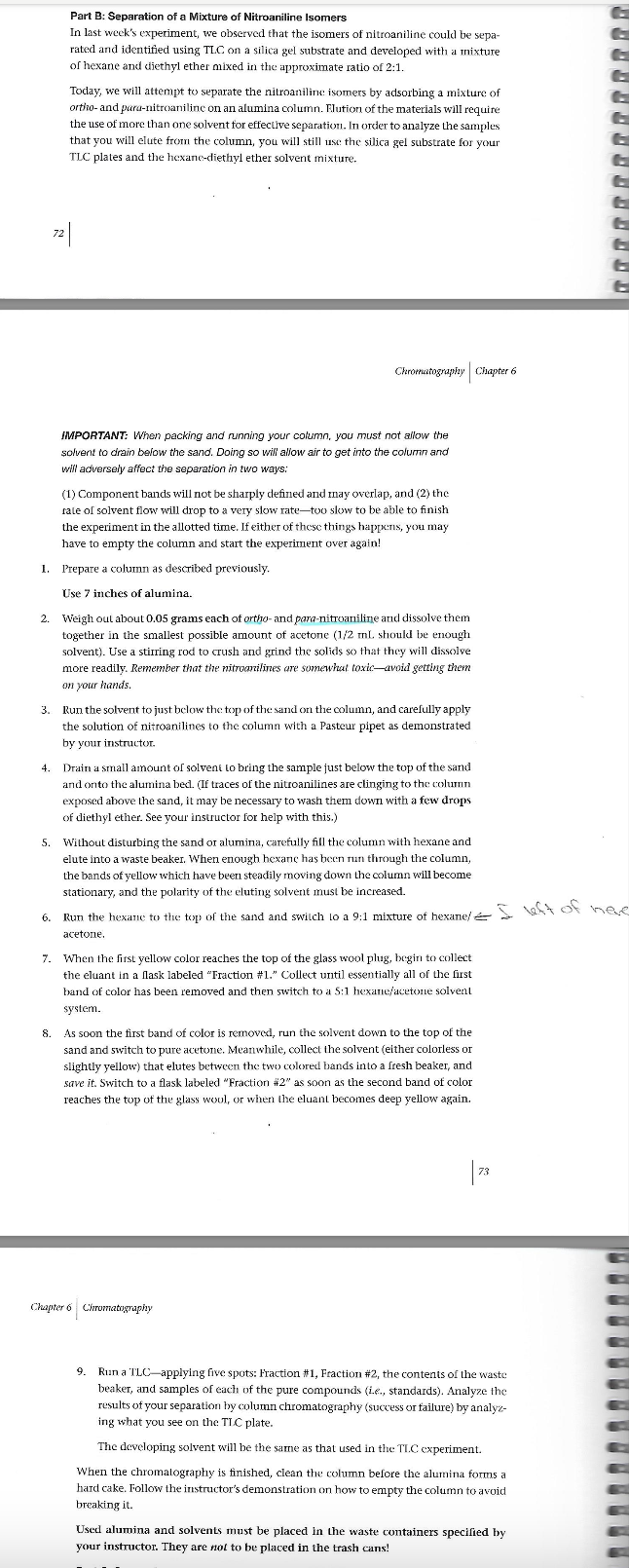 summarize this into bullet points for a procedure