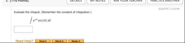 SCalcET 9 7 , 1 . 0 2 3 . MI . Evaluate the