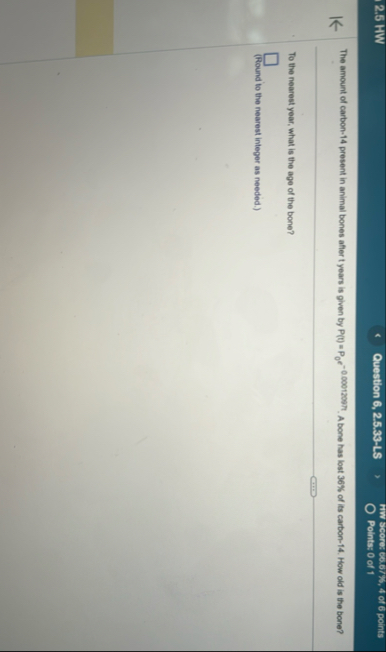 2 . 5 HW Question 6 , 2 . 5 . 3 3 - LS HW scorer