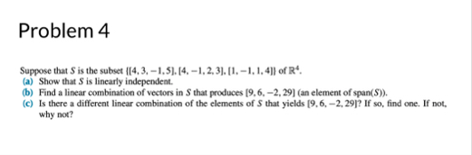 Problem 4 Suppose that S is the subset [ [ 4 , 3
