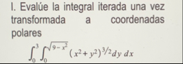 I. Eval e la integral iterada una vez