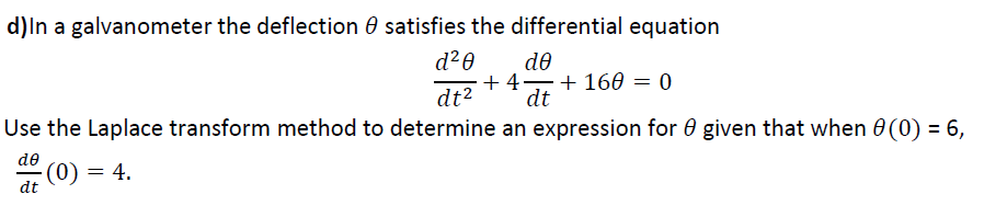 d s a t i s f i e s the differential equation d 2