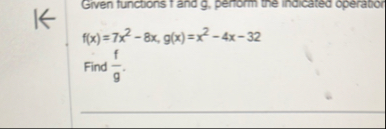 Given functions t and g , penoin the inclicated