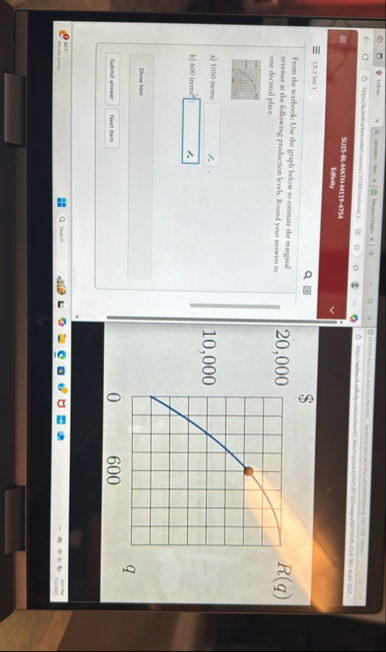 Ch 2 sec 1 From the textbook: Use the graph below