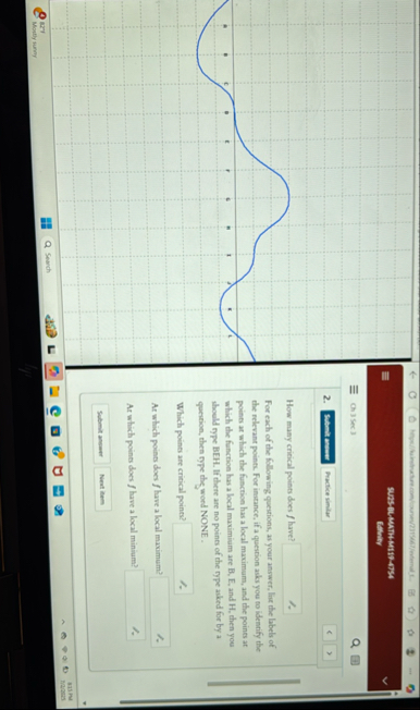 Ch 3 lec 3 2 . How many critical points does f