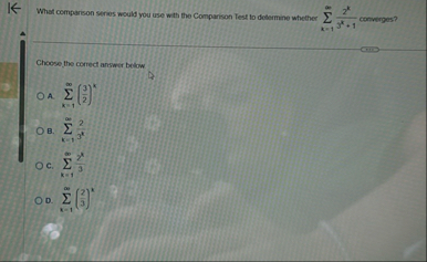 What comparison series would you use with the