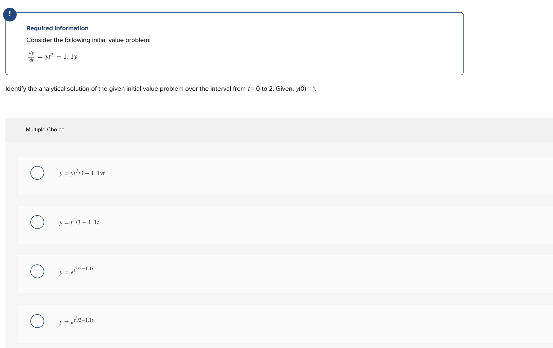 Required information Consider the following