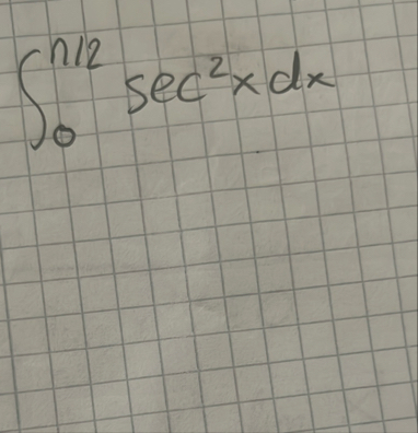 0 n 2 s e c 2 x d x