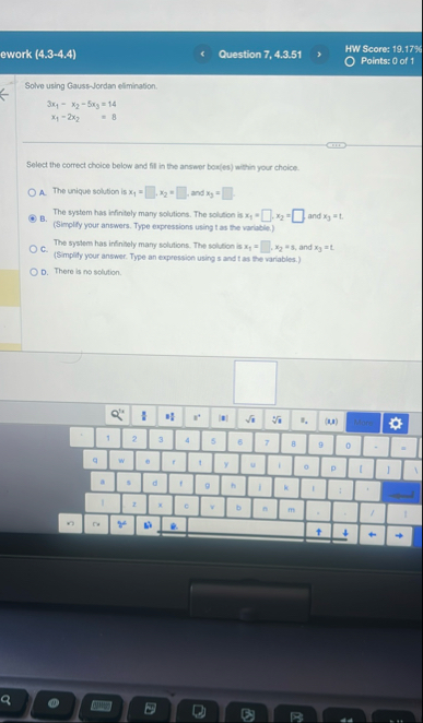 ework ( 4 . 3 - 4 . 4 ) Question 7 , 4 . 3 . 5 1