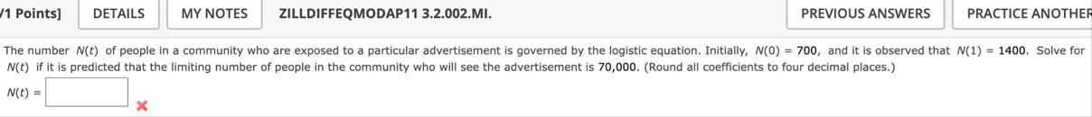 / 1 Points ] ZILLDIFFEQMODAP 1 1 3 . 2 . 0 0 2 .