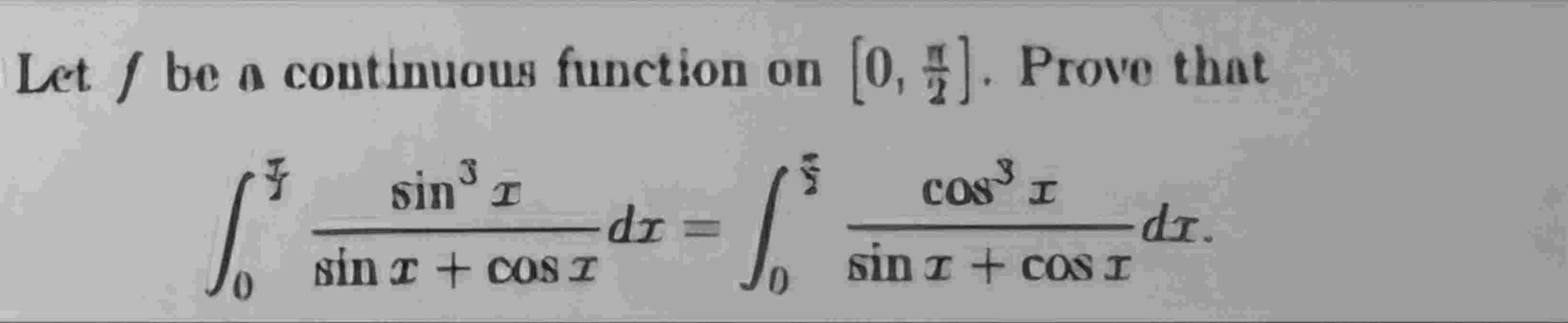 Let f b e a continuous function o n 0 , 2 . Prove