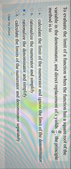 To evaluate the limit of a function when the