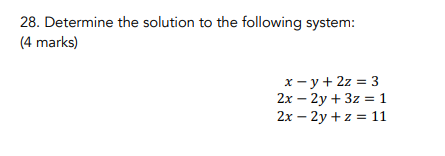 code class = "asciimath" > Determine the solution