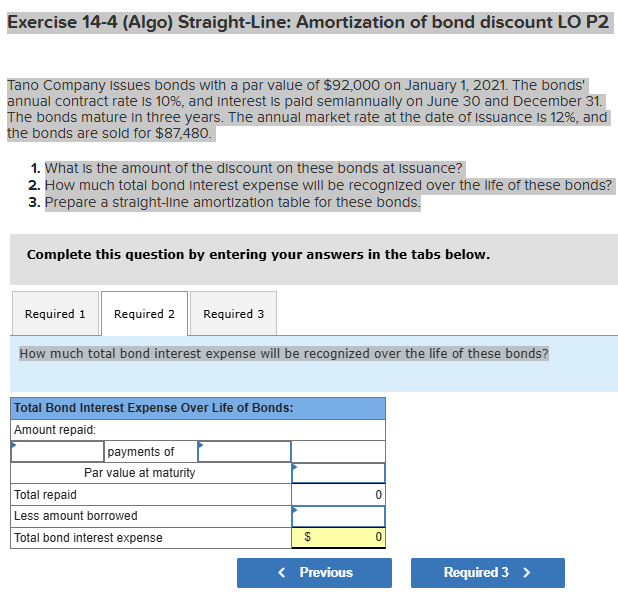 How much total bond interest expense will be