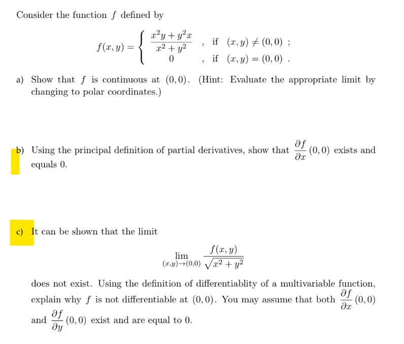 Consider the function f defined b y f ( x , y ) =