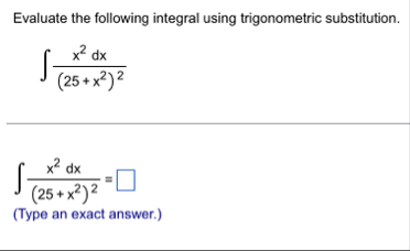 Evaluate the following integral using