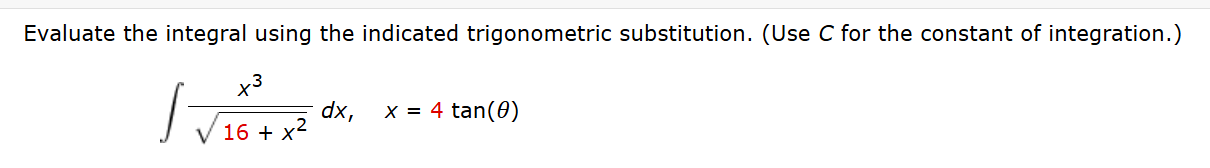 C for the constant o f integration. x 3 1 6 + x 2