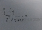 d y y 2 y 2 + 2 5 2 =